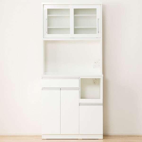 ニトリ（NITORI） 幅90 キッチンボード(レジューム 90TG-S WH/90TH-R