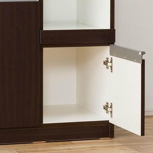 ニトリ（NITORI） 幅120cm キッチンボード( レジューム120-2TF-H DBR