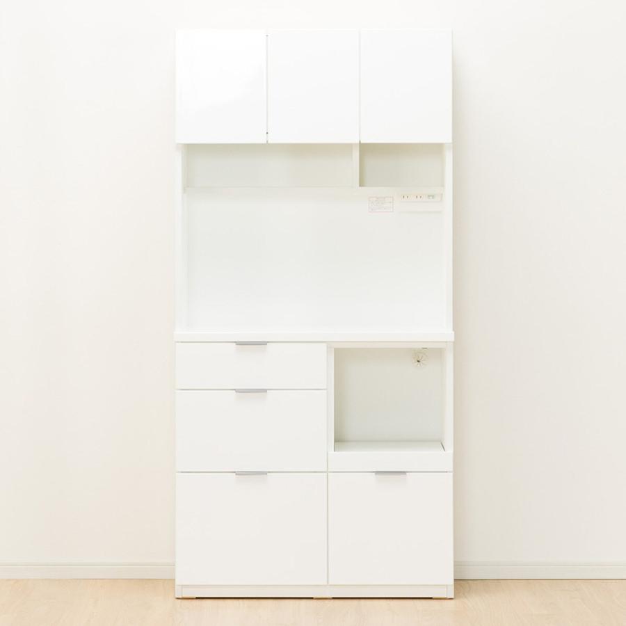 ニトリ（NITORI） キッチンボード(エトナ90KB WH/SI) ニトリ期間限定