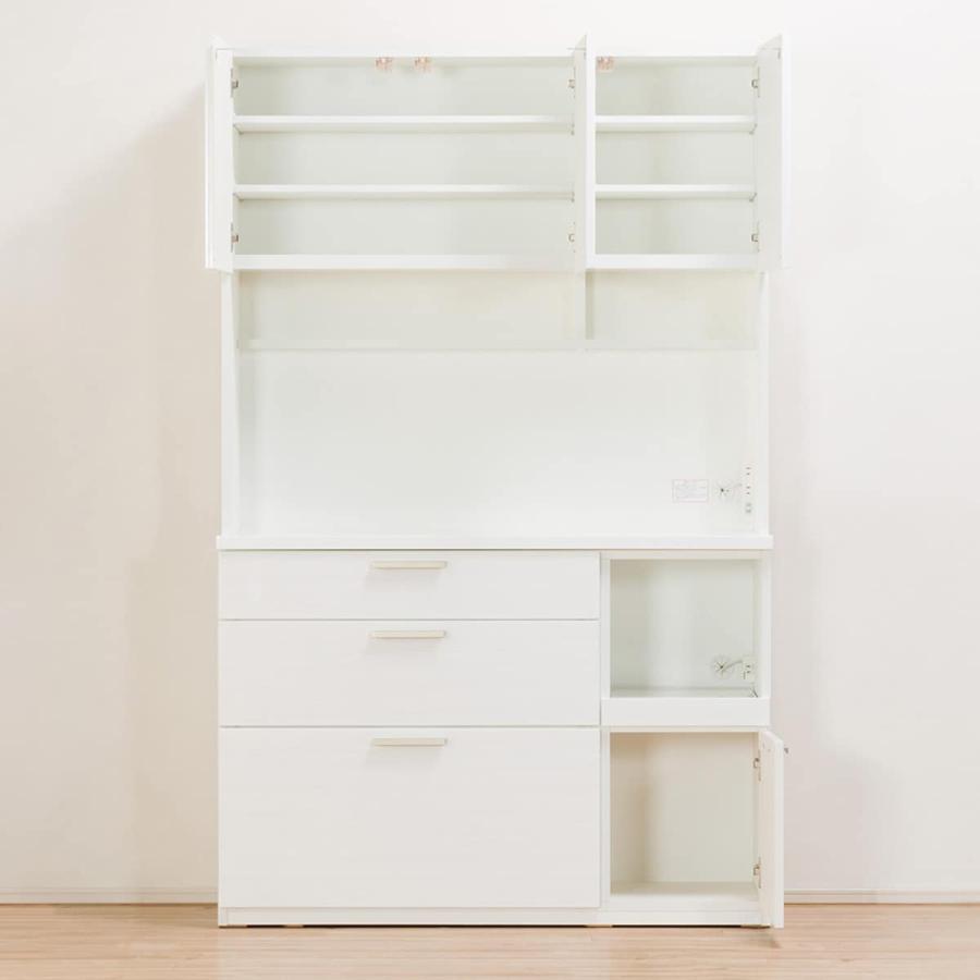 ニトリ（NITORI） 幅120cm キッチンボード (ソレル 120KB WH