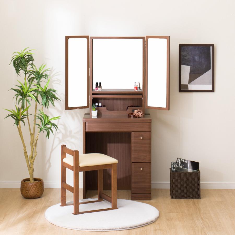 ニトリ（NITORI） 三面鏡ドレッサー( DR2 MBR) ニトリ期間限定：4/6迄