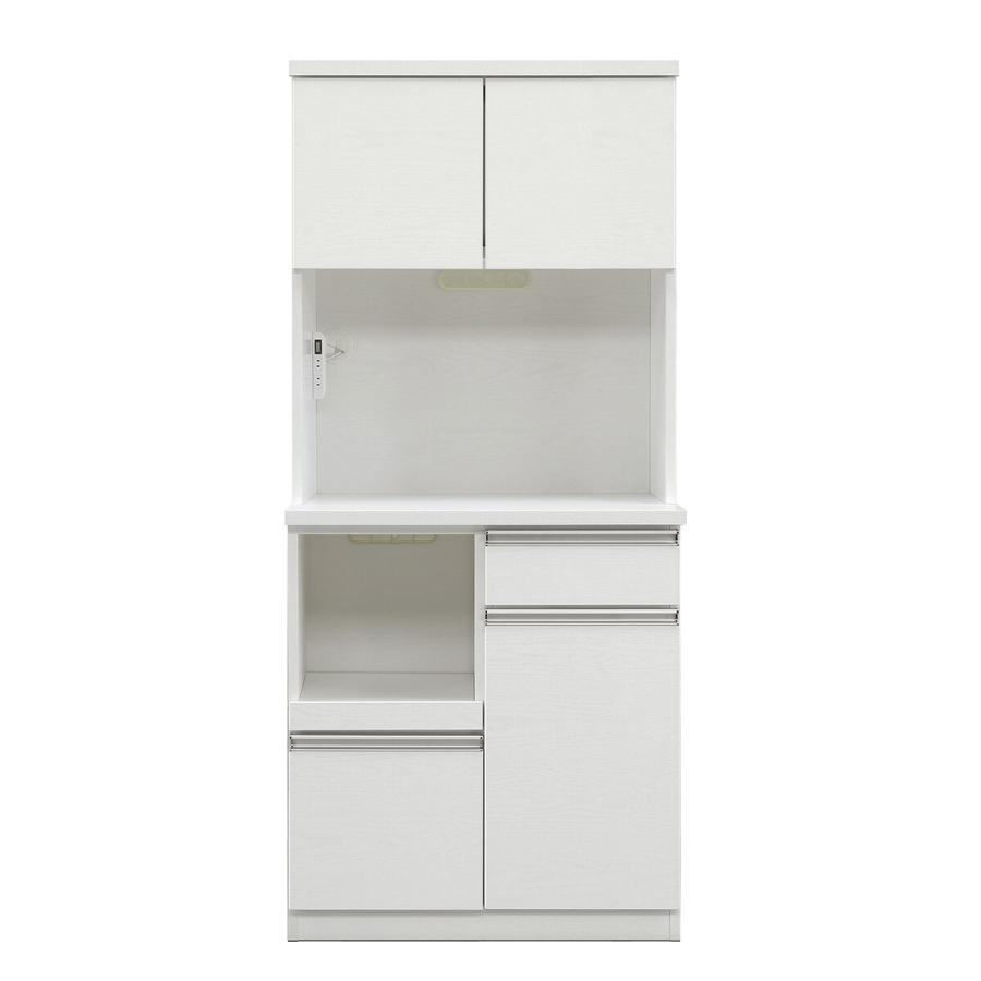 ニトリ（NITORI） 幅80cm 見た目すっきり 板戸レンジボード (幅80cmcm