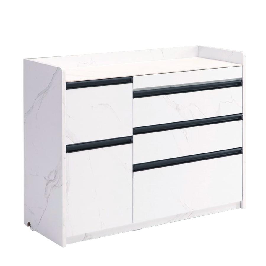 ニトリ（NITORI） セラミック天板 両面カウンター 幅120cm (WH