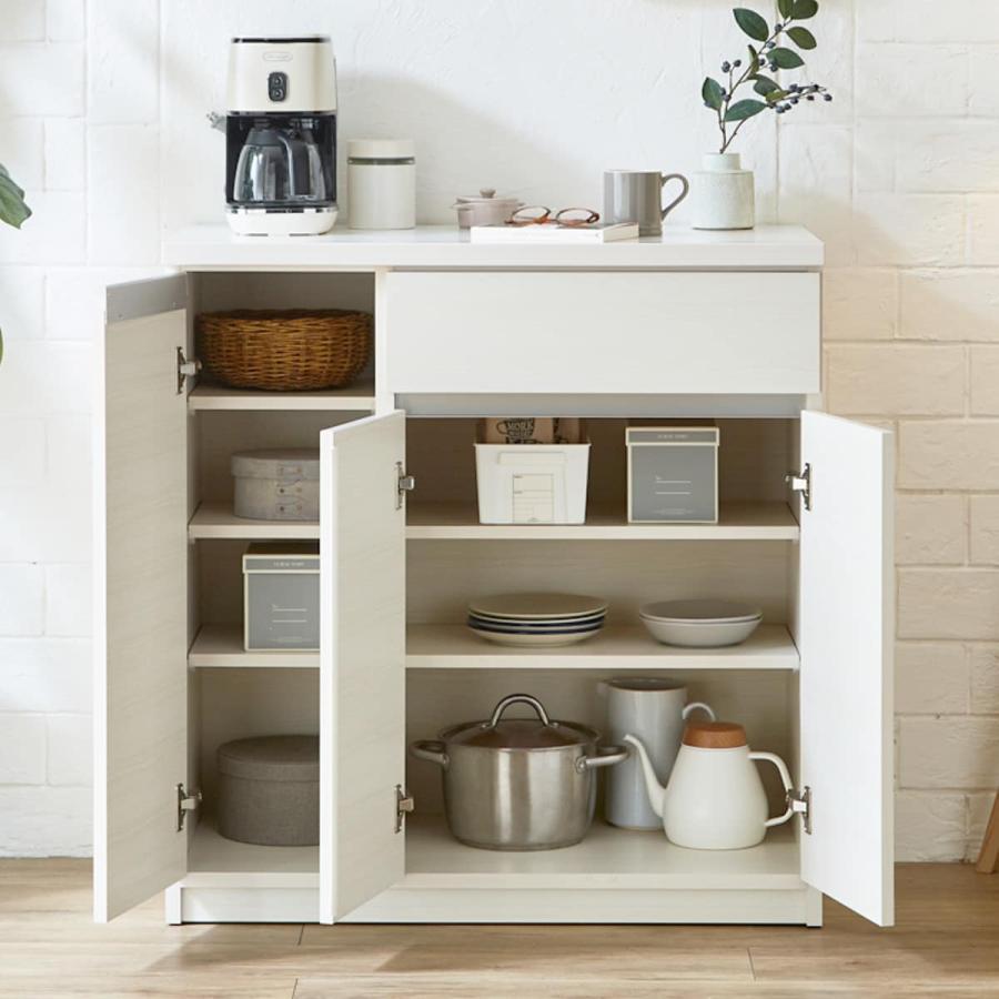 ニトリ（NITORI） キッチンカウンター(90 WW)キッチン収納 キッチン