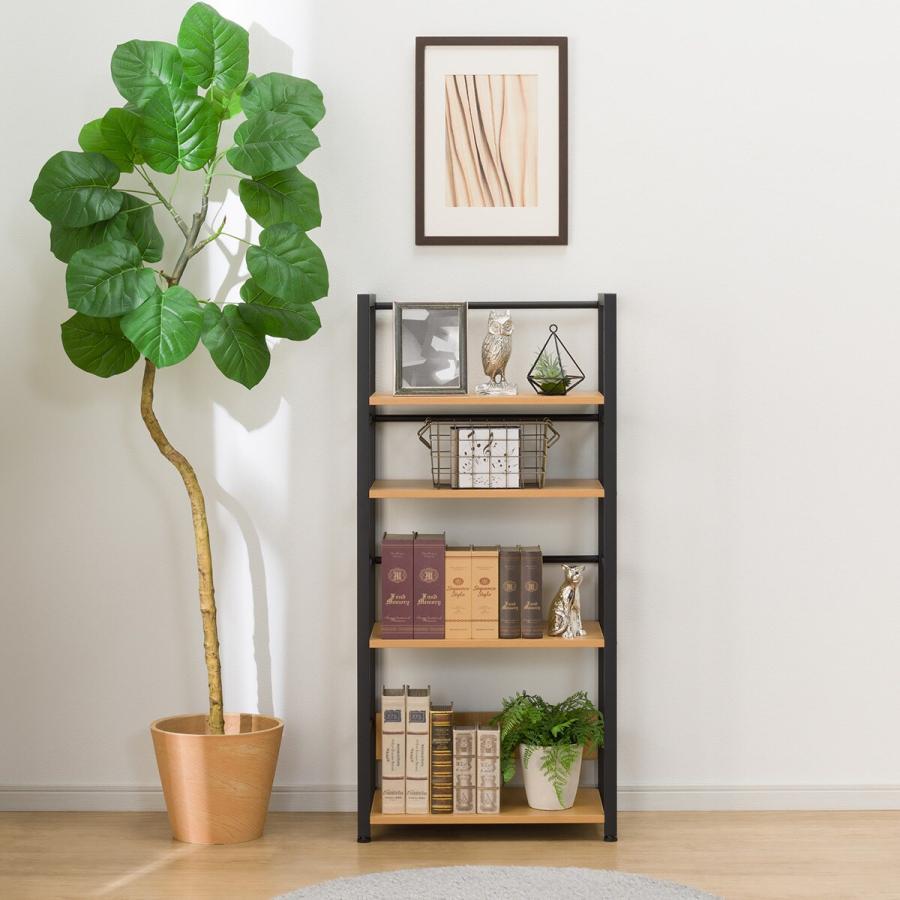 ニトリ（NITORI） ブックシェルフ( ZK004 53 LBR) 本棚 スチールラック