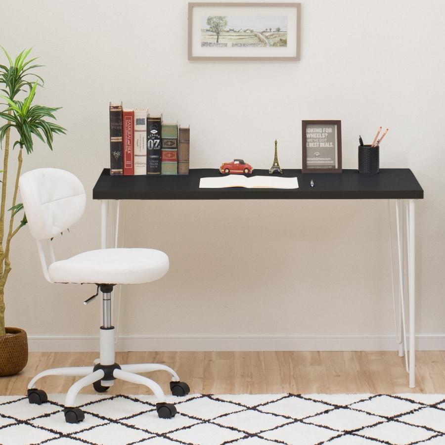 ニトリ（NITORI） 幅118cm デスクプレフェセット(天板118BK/ワイヤー