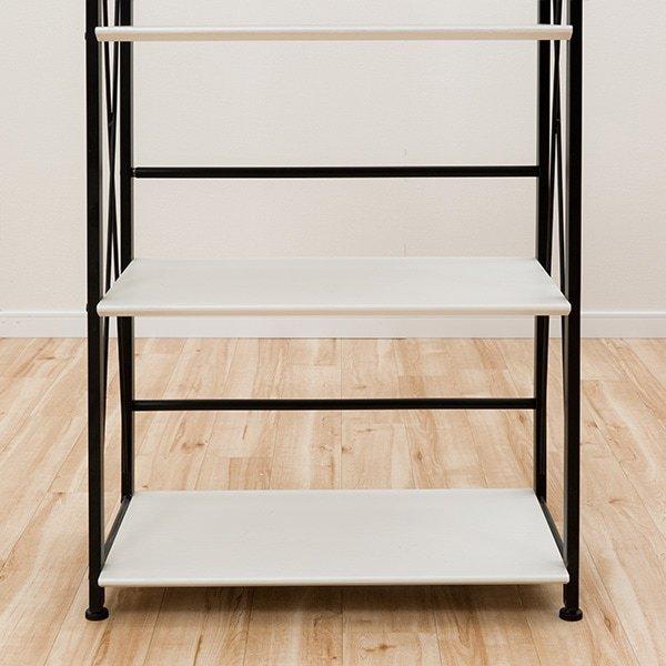 ニトリ（NITORI） 幅120cm デスクワゴンシェルフセット(サーヤ