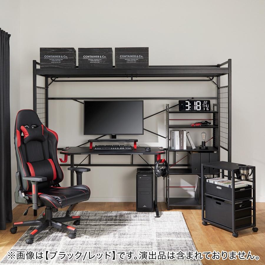 ニトリ（NITORI） 幅118cm ゲーミングデスク (GM001 118BK/GR