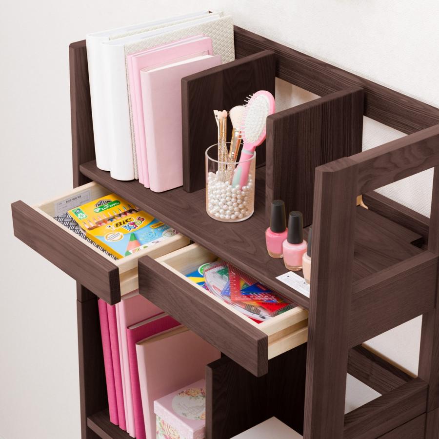 ニトリ（NITORI） オープンシェルフ(ビーノ60 WT) 木製 本棚 ラック