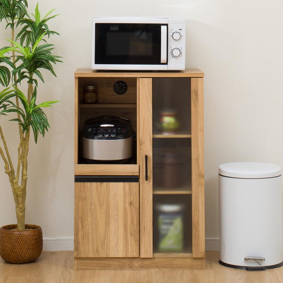 ニトリ（NITORI） レンジ台(フォルムS RE9060G LBR） ニトリ期間限定