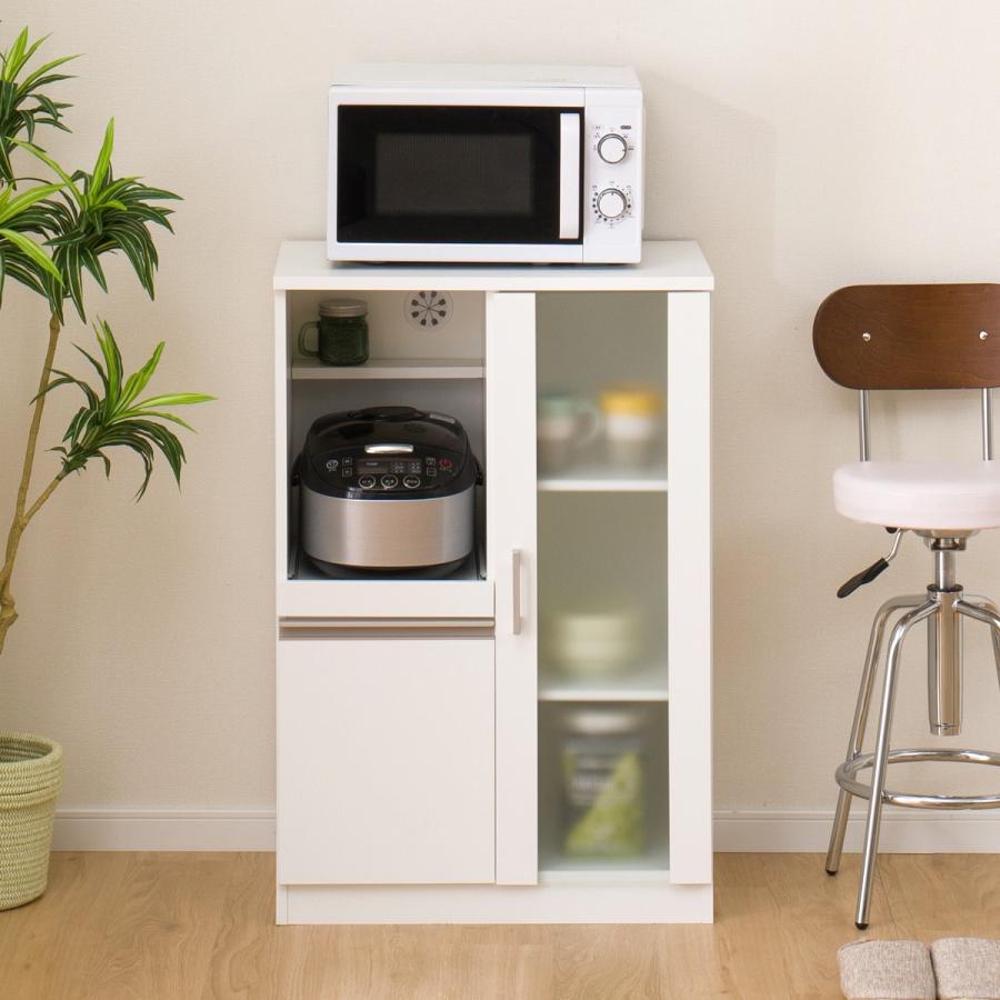 ニトリ（NITORI） レンジ台(フォルムN RE9060G WH） レンジラック