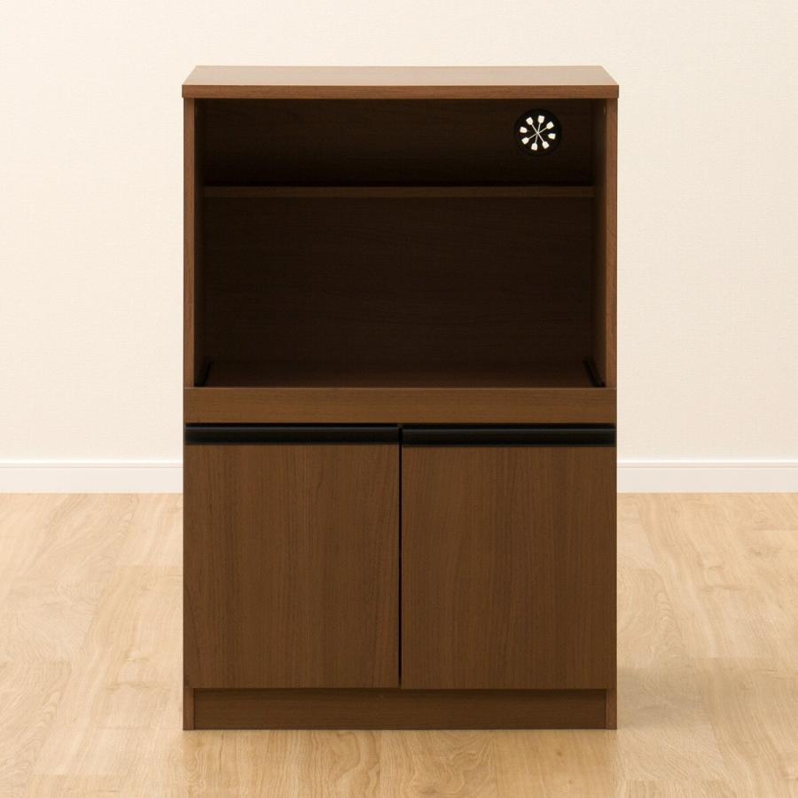 ニトリ（NITORI） レンジ台(フォルムN RE9060 MBR) レンジラック