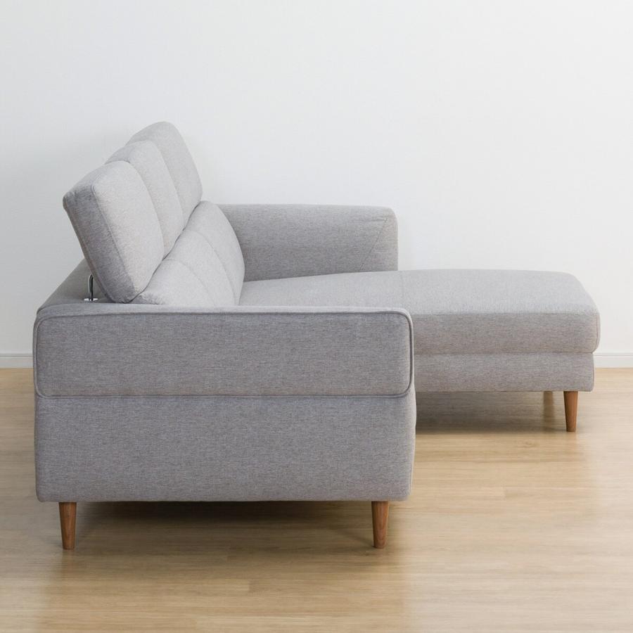 ニトリ（NITORI） ソファー ソファ 布張りカウチソファ(KK026 LC GY) 3