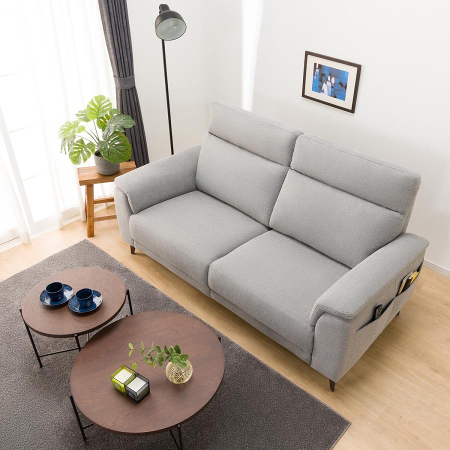 ニトリ（NITORI） ソファー ソファ 3人掛け 布張りソファ(LB07 LGY