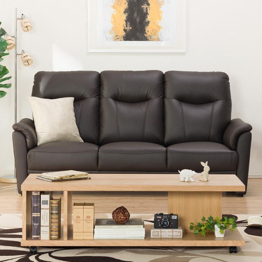 ニトリ（NITORI） ソファー ソファ 3人掛けソファ (ナルタKD DBR