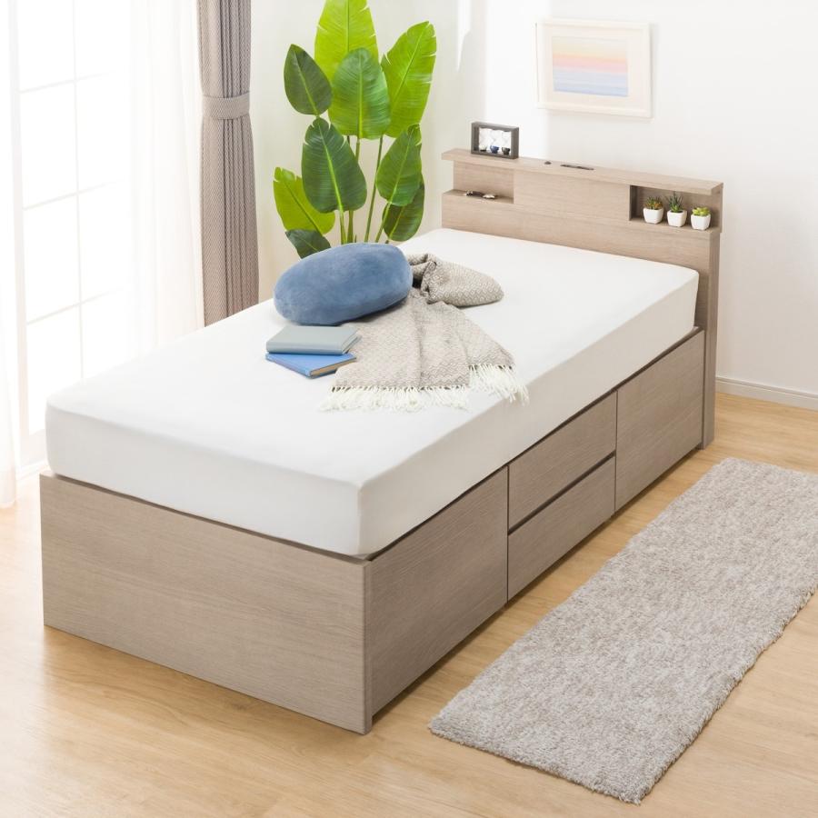 ニトリ（NITORI） ベッド すのこシングルベッドフレーム (N-ジオC GY