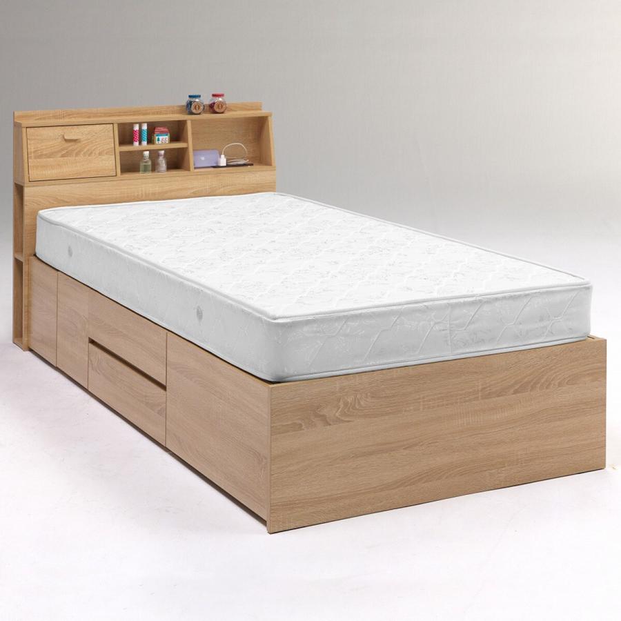 ニトリ（NITORI） ベッド 引き出し収納付き シングルベッドフレーム(KC