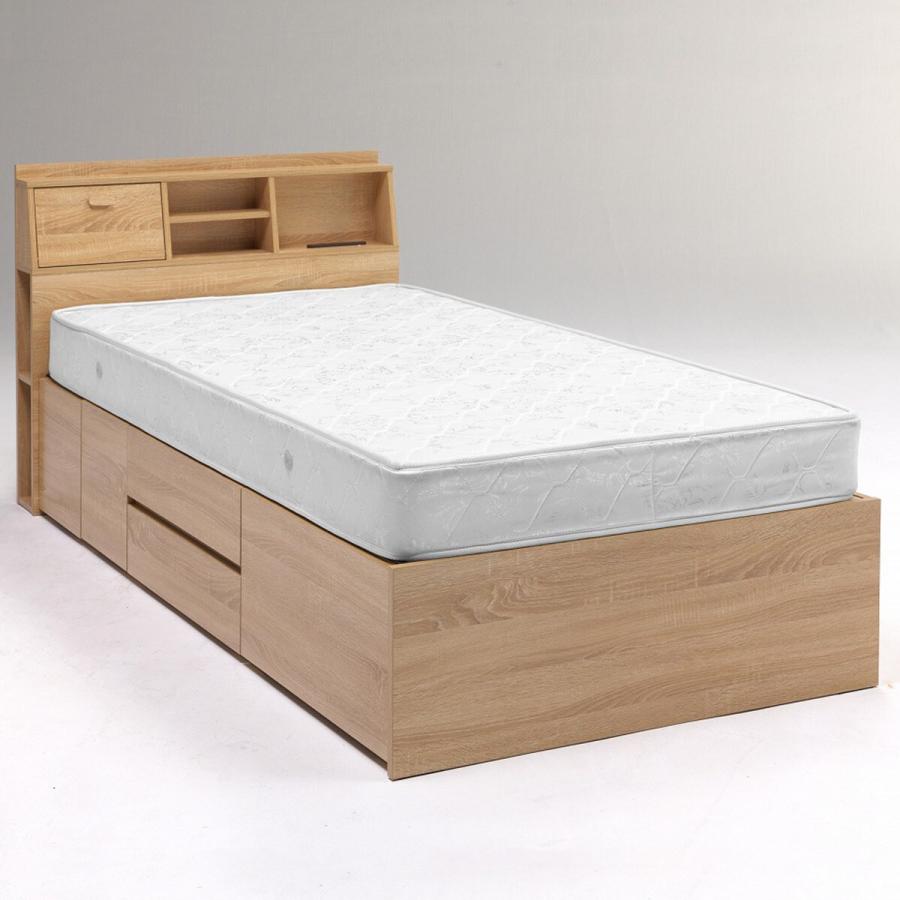 ニトリ（NITORI） ベッド 引き出し収納付き シングルベッドフレーム(KC