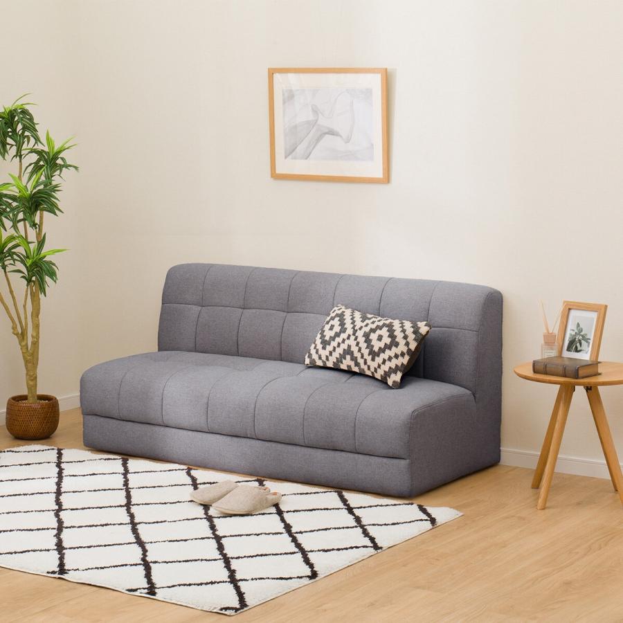 ニトリ（NITORI） 傷・汚れに強いファブリック2人掛けソファ(ボックス