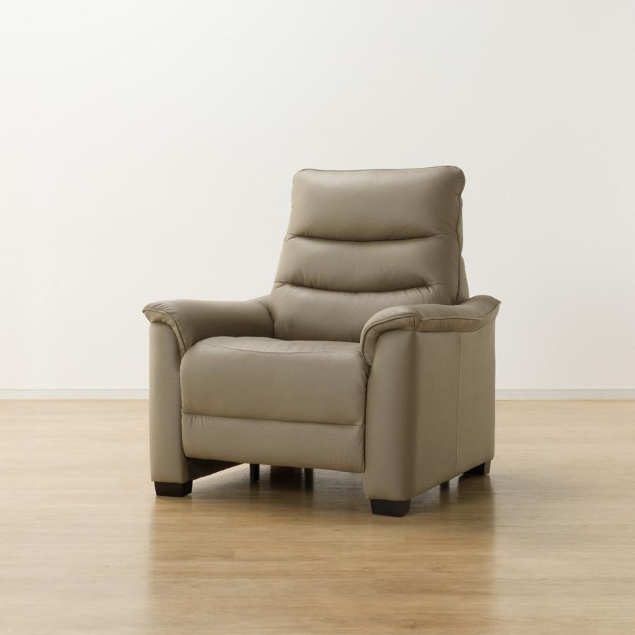 ニトリ（NITORI） 1人用電動リクライニングソファ(Nビリーバ3 革 MO