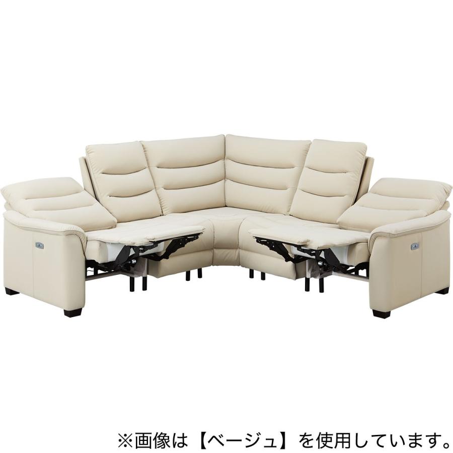 ニトリ（NITORI） 傷・汚れに強い合成皮革 コーナーソファ5点セット