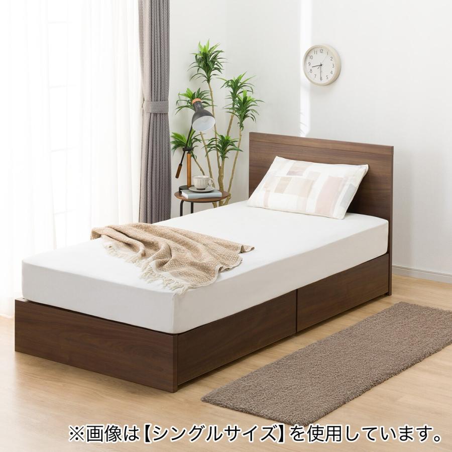 ニトリ（NITORI） クイーン 収納付きベッドフレーム(NS-001 浅型/床板
