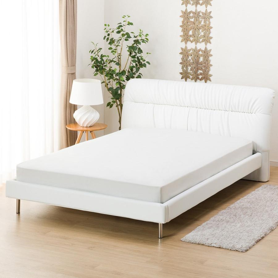 ニトリ（NITORI） ベッド ダブル ベッドフレーム(サラス/WH) : ニトリ