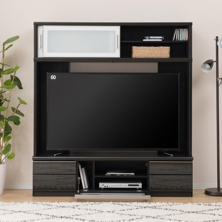 ニトリ（NITORI） 幅160 テレビボードセット（ポスティアN160BK