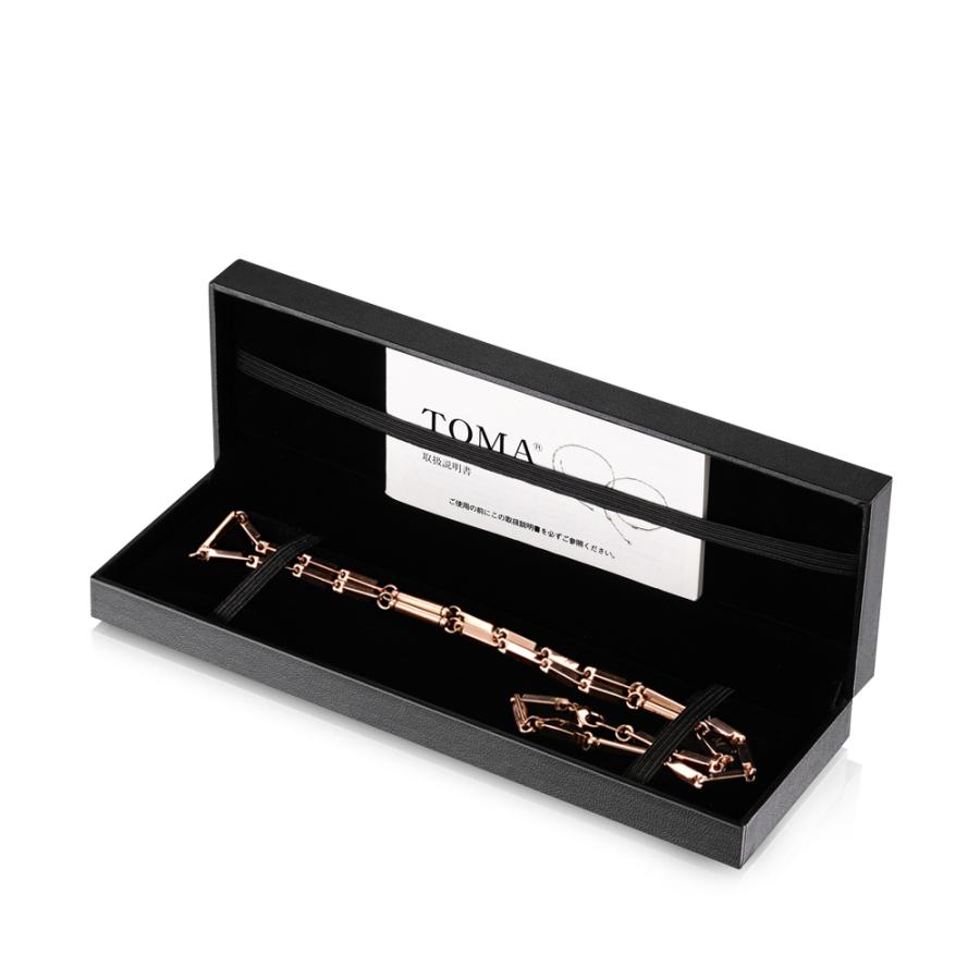 TOMA6M（ピンクゴールド）管理医療機器認証 磁気ネックレス