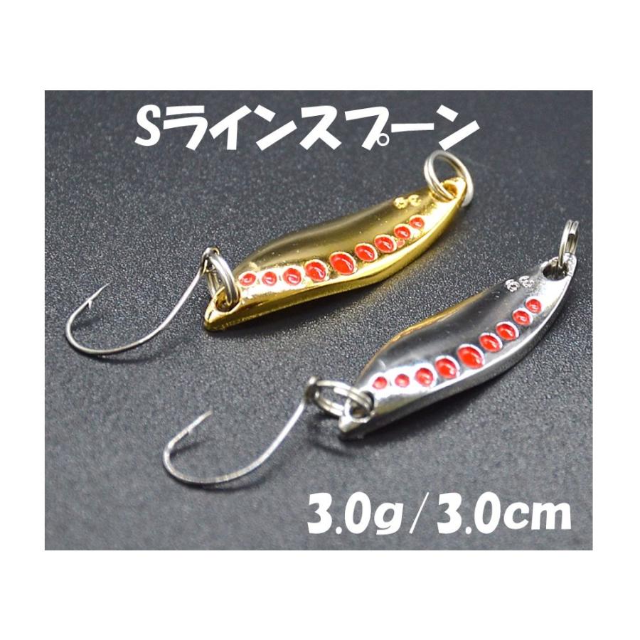 釣り具 ルアー スプーン ジグスプーン 2.5g 3.0g 5.0g ルアーセット 10