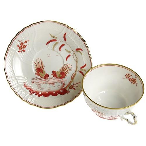 リチャードジノリ レッドコック ケーキプレート2枚 Richard Ginori