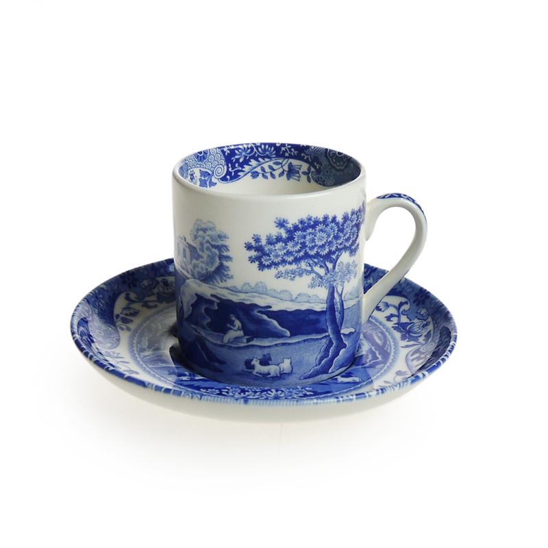 Spode 並行輸入品 スポード ブルーイタリアン コーヒーカップ