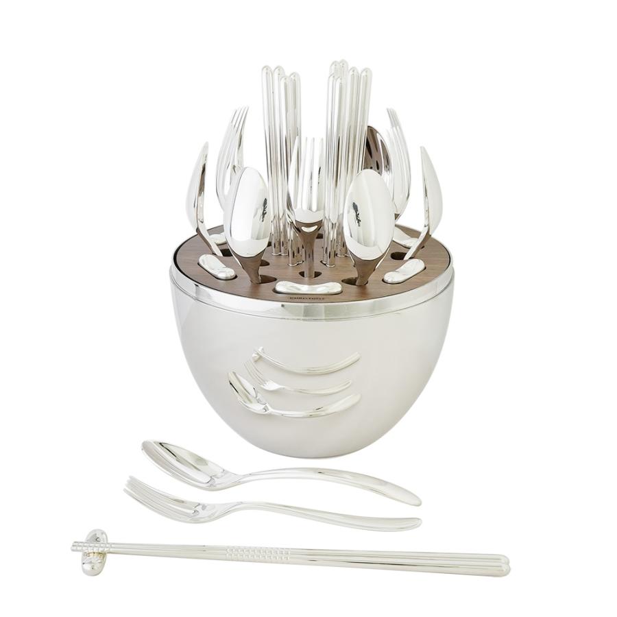 並行輸入品 クリストフル ムード アジア 24ピース カトラリーセット