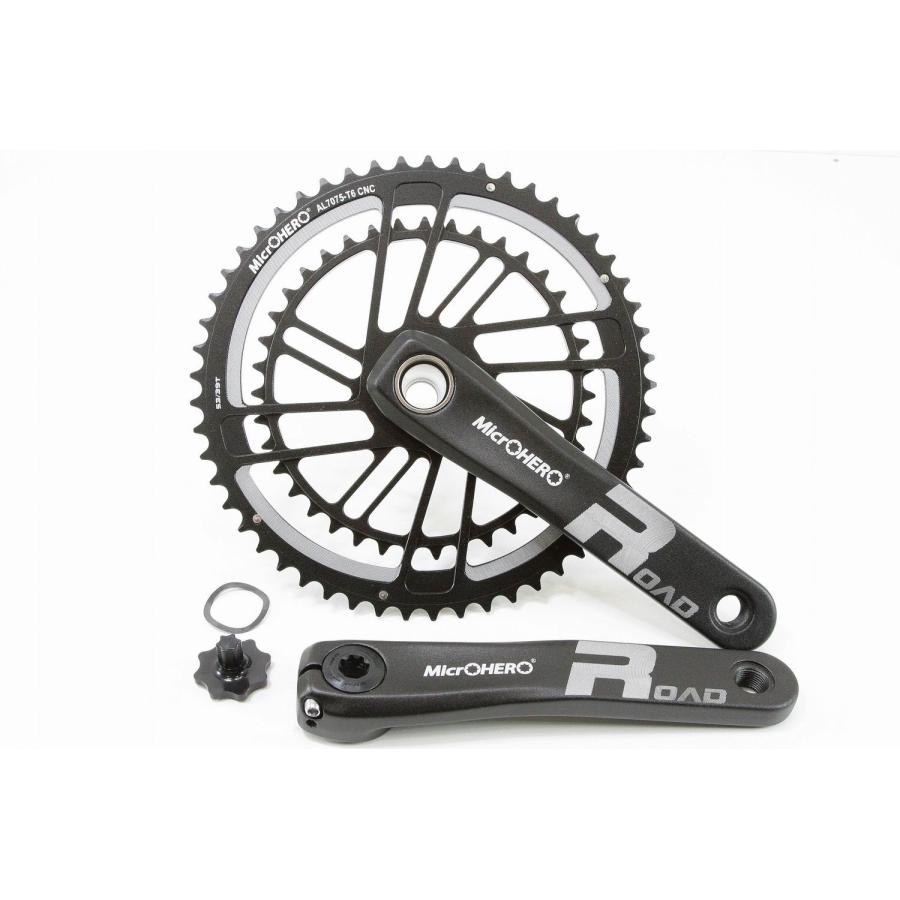 即納】ロード用 クランク セット 170mm 9/10/11s 53X39T ダブル CNC