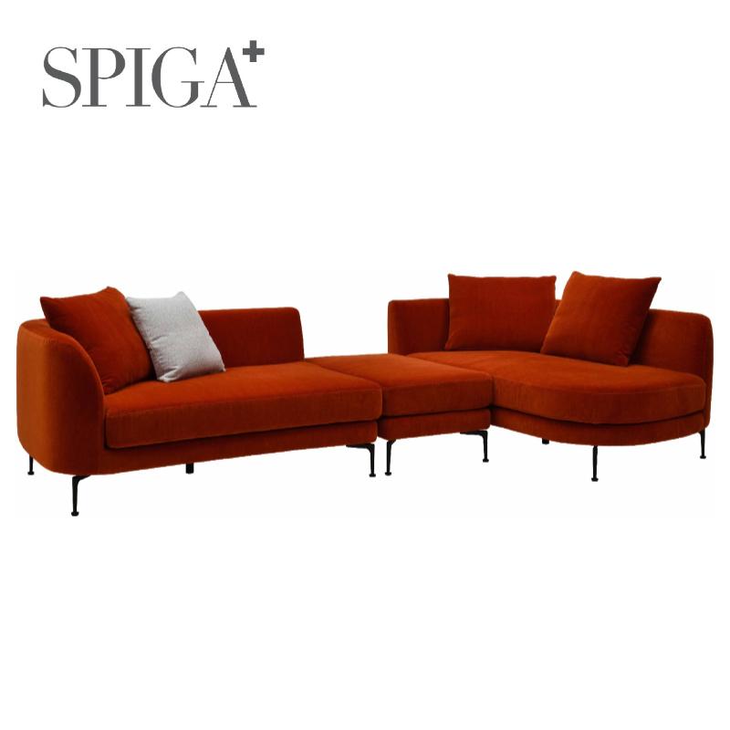 SPIGA スピガ 組み合わせソファ ORCIA オルチア Cランク カウチ 二人
