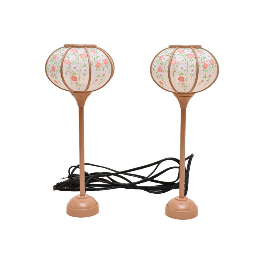 雛人形 お雛様 雪洞 ぼんぼり 単品 コード付 27cm 京極小（L）27