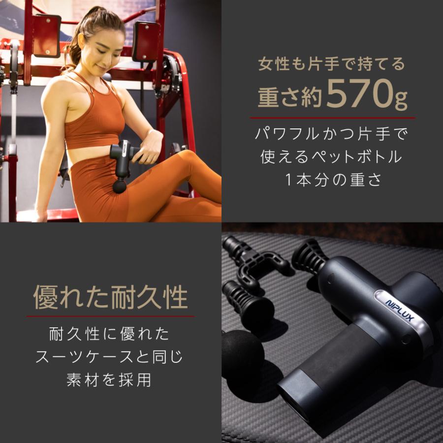 NIPLUX マッサージガン マッサージ器 NIPLUX FASCIALAX マッサージ 筋