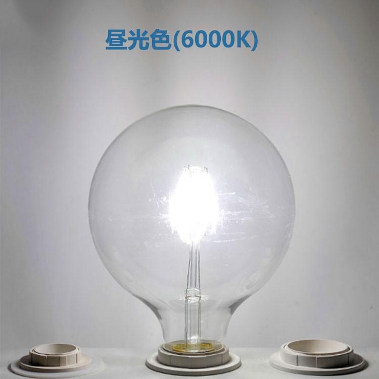 NISSIN LUX LEDフィラメントボール型電球 エジソン電球 LEDボール型