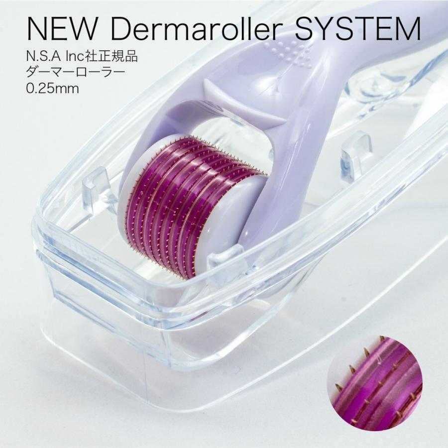 12ヶ月保証 ダーマローラー フェイス用 0.25mm チタン540本の高級