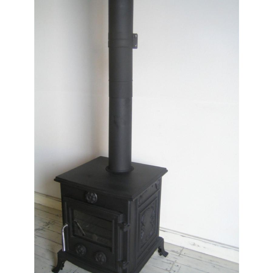 □送料無料（福山通運営業所止め）□煙突セット・120ミリ対応 メガネ石