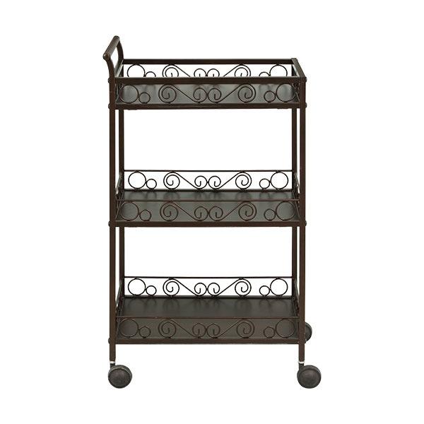 7BEAUTY（7ビューティー） ワゴン キャスター付き アンティーク 3段 全