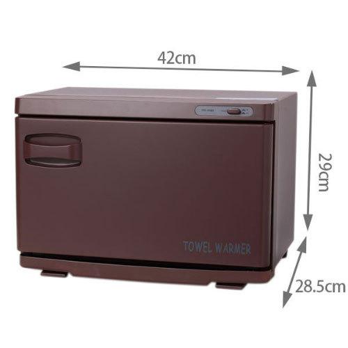 タオルウォーマー 前開き 12L ブラウン 高さ29×幅42×奥行28.5cm