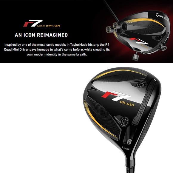 TaylorMade（テーラーメイド） 2025 R7 Quad ミニ ドライバー 左用