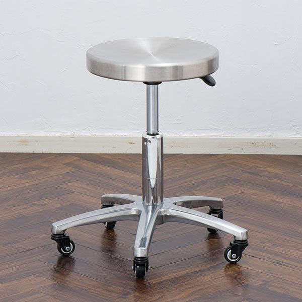 7BEAUTY（7ビューティー） スツール DX ステンレススチール座面