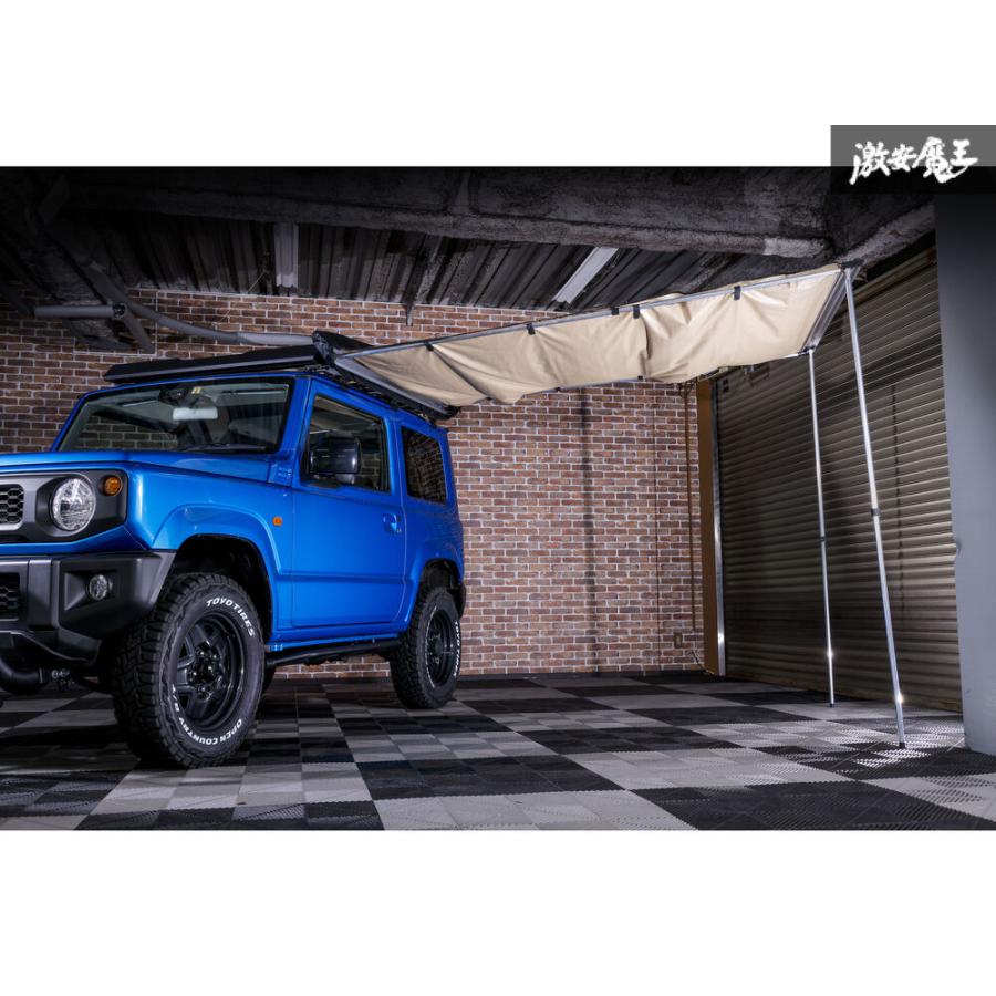 WANGAN357 サイドオーニング カーサイドオーニング 横幅150cm 縦200cm