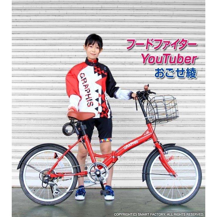 GRAPHIS（グラフィス） 自転車 折りたたみ 20インチ ワンランク上の