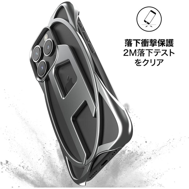 DIESEL（ディーゼル） 送料無料 iPhone 16 Pro ケース Dロゴ CAGED D