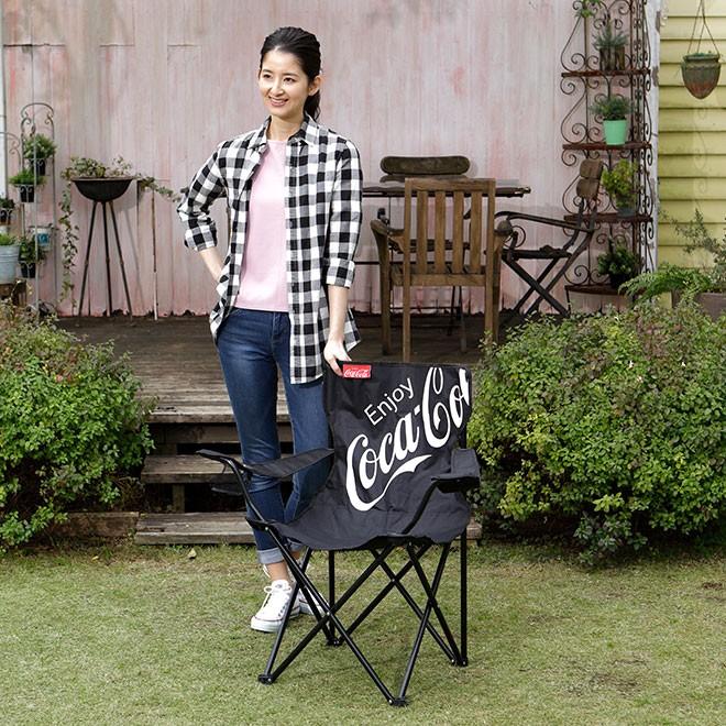 Coca Cola（コカコーラ） アウトドア チェア 折りたたみ コンパクト