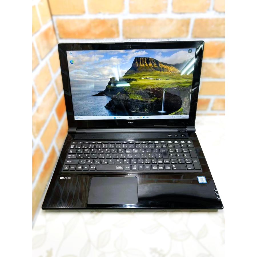 NEC LAVIE NS700/J第8世代爆速CPUCore i7！メモリ8GB+新品SSD 256GB