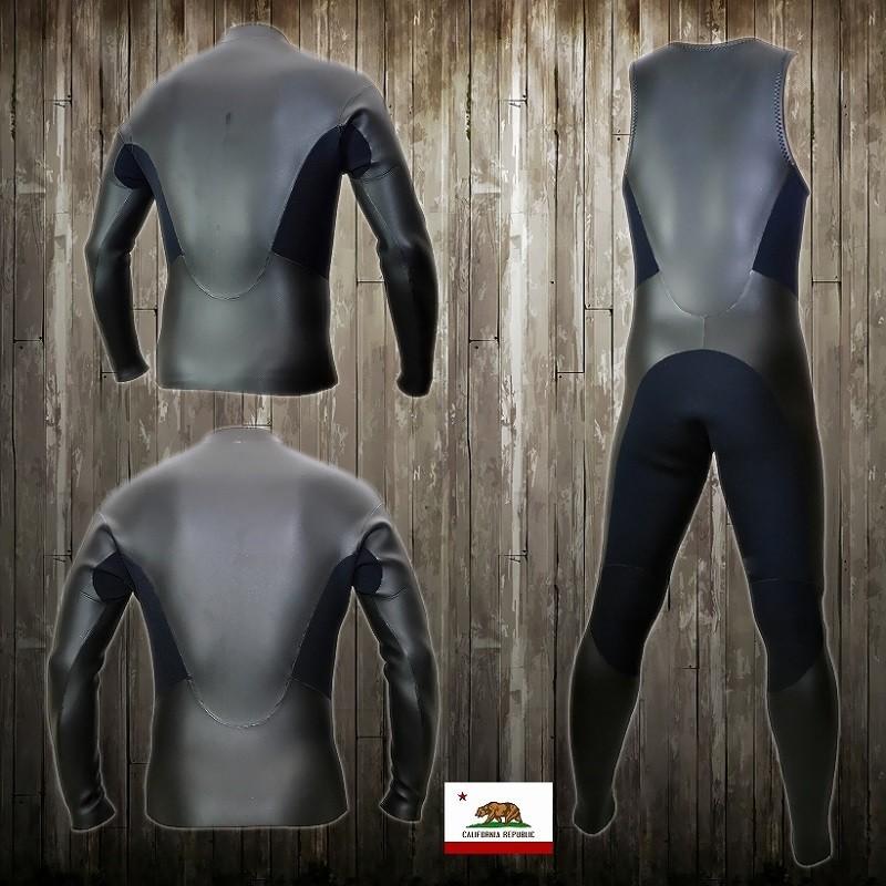 国内生産！classic smooth black ロングジョン＆ジャケットセット